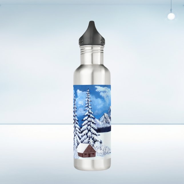 Winterwunder Wasserflasche aus Edelstahl Edelstahlflasche (Von Creator hochgeladen)