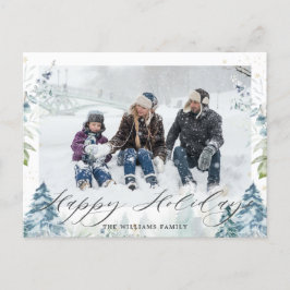 Winterwunderland Alpin Schnee Weihnachten Foto Postkarte