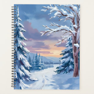 Winterwunderland   Bergschnee-Naturmalerei Planer