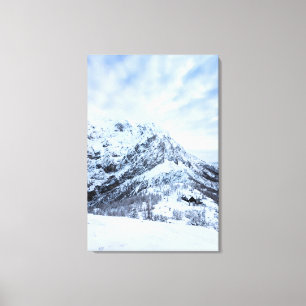 Winterwunderland-Entdecker Leinwanddruck