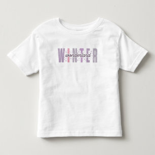 Winterwunderland - Festliche Typografie Kunst Kleinkind T-shirt