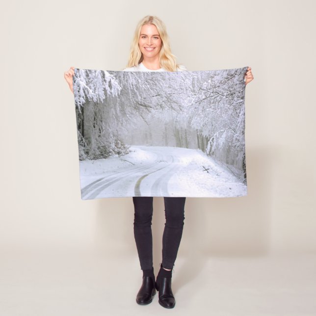Winterwunderland Fleecedecke (Beispiel)