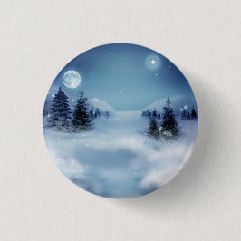 Winterwunderland in der Nacht Button