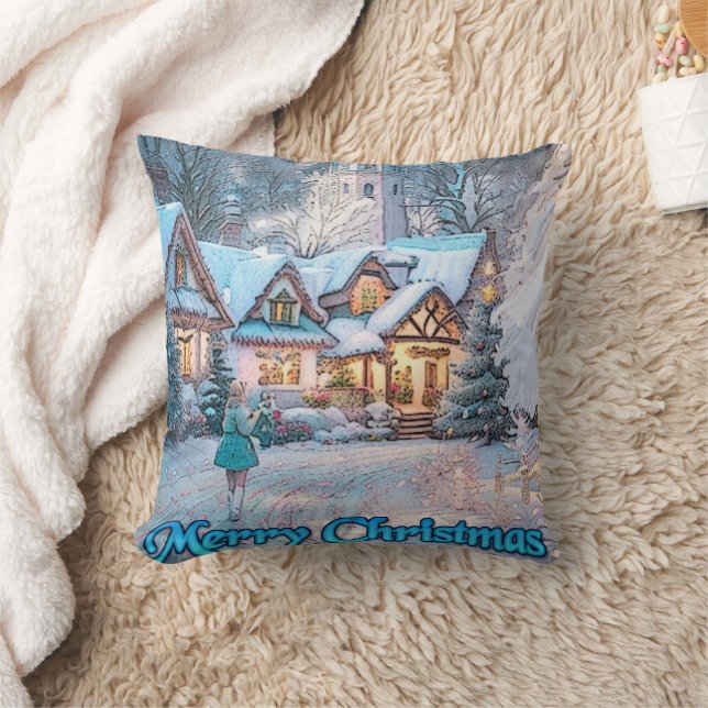 Winterwunderland: Kissen (Decke)