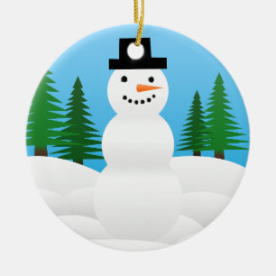 Winterwunderland-Ornament Keramik Ornament