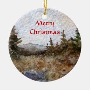 Winterwunderland-Ornament Keramikornament