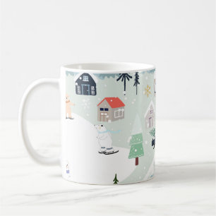 Winterwunderland: Polar Bären Weihnachten Kaffeetasse