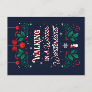 Winterwunderland Postkarte