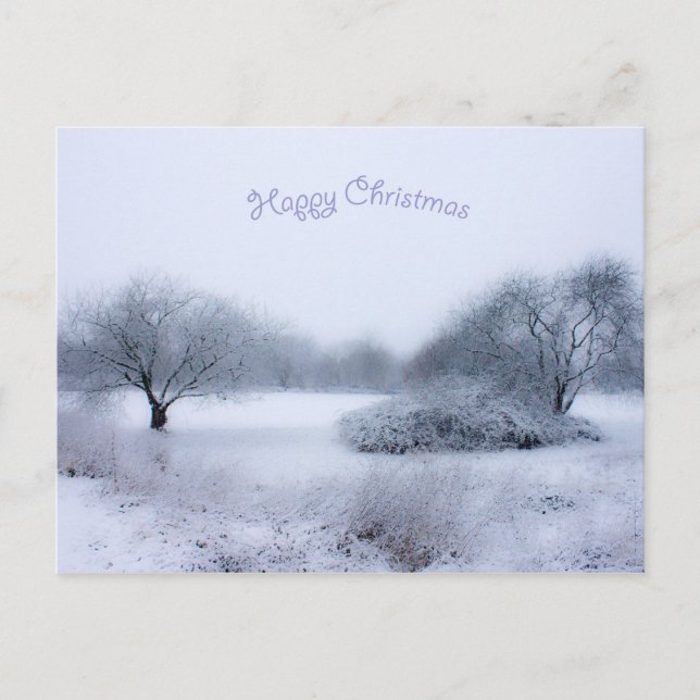Winterwunderland Postkarte (Vorderseite)