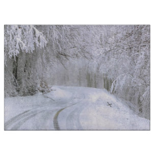 Winterwunderland Schneidebrett