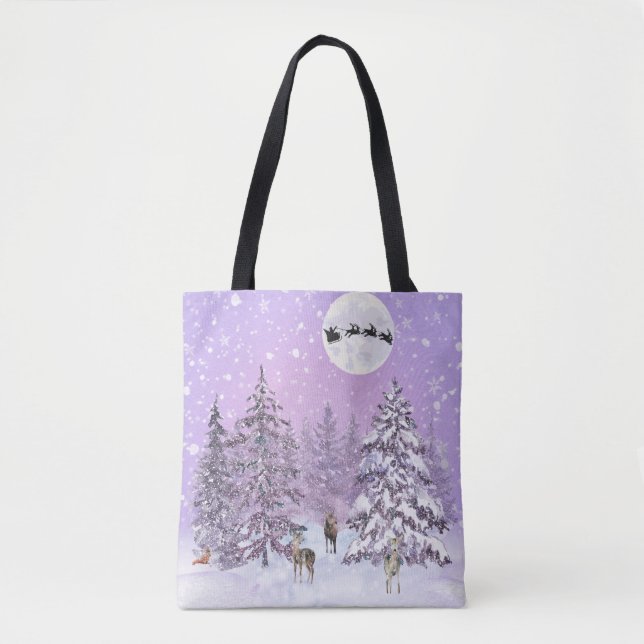 Winterwunderland Tasche (Vorderseite)