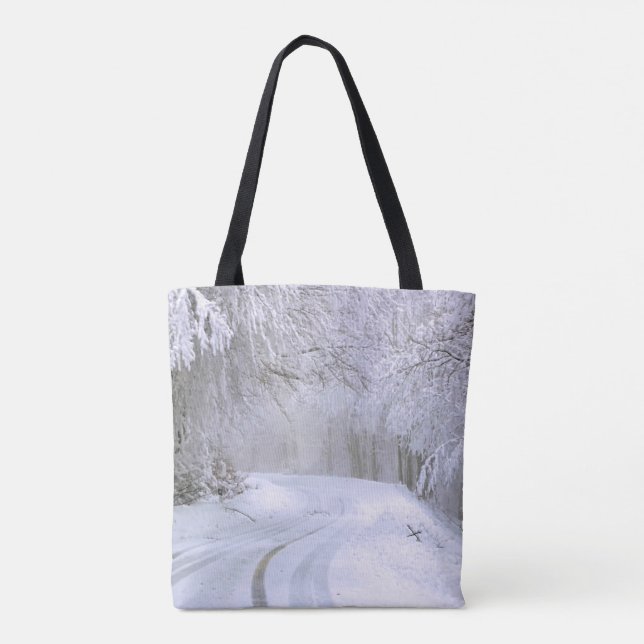Winterwunderland Tasche (Rückseite)