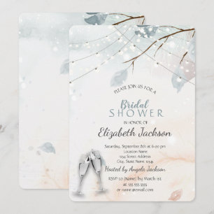 Winterwunderland, Zweigstelle Brautparty Einladung