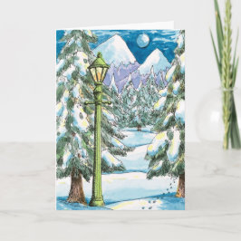 Wintery Woodland - Dankeskarte