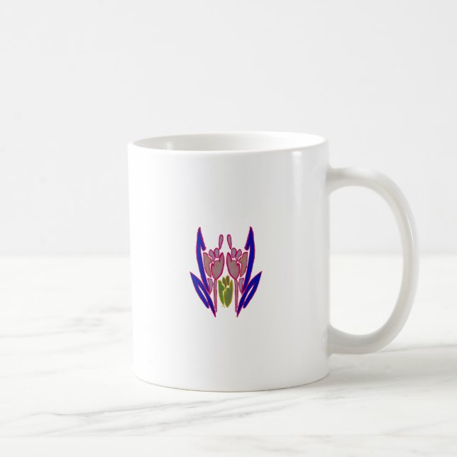 Winterzeiten Schöne Phantastische Farben Kunst Kaffeetasse (Rechts)