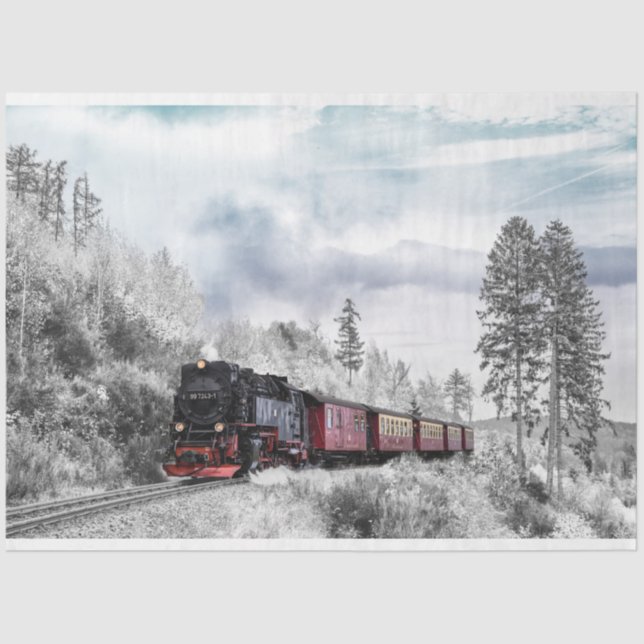 Winterzugpapier Seidenpapier (Vorderseite)