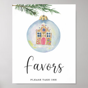 Winterzweig Evergreen - Favoriten Poster
