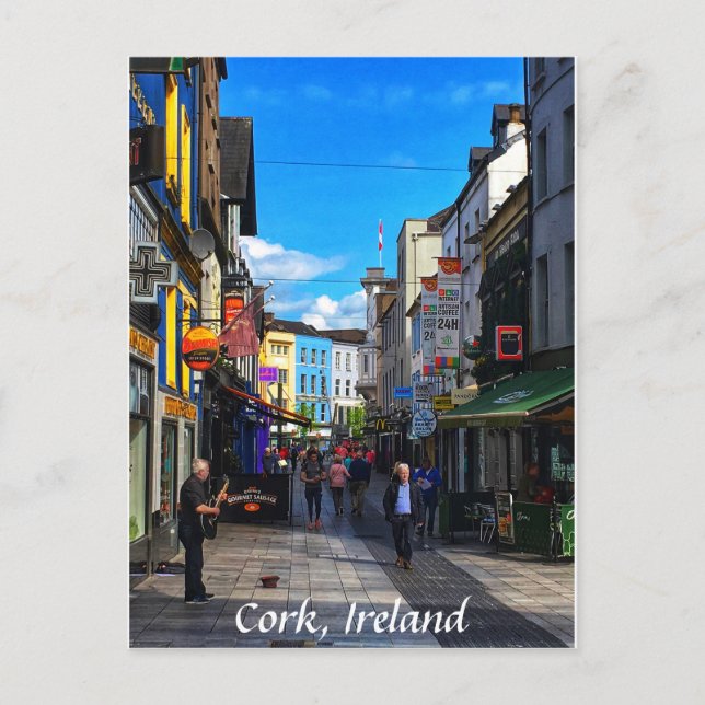 Winthrop Street, Cork, Ireland Postcard Postkarte (Vorderseite)