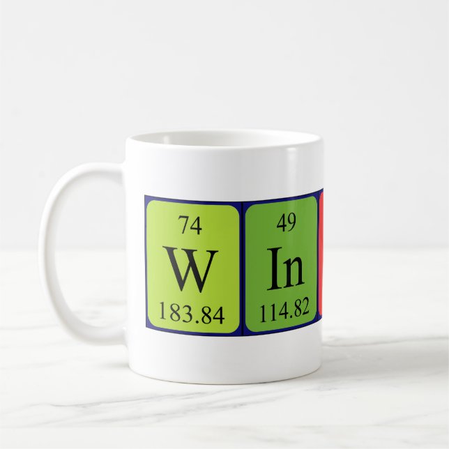 Winton Periodenname Tasse (Links)