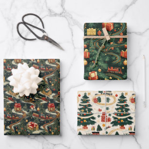 Wintriana – Festliche Fantasiewelten Geschenkpapier Set