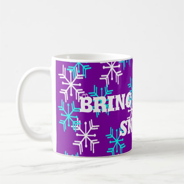 Wintry-Meldung Kaffeetasse (Links)