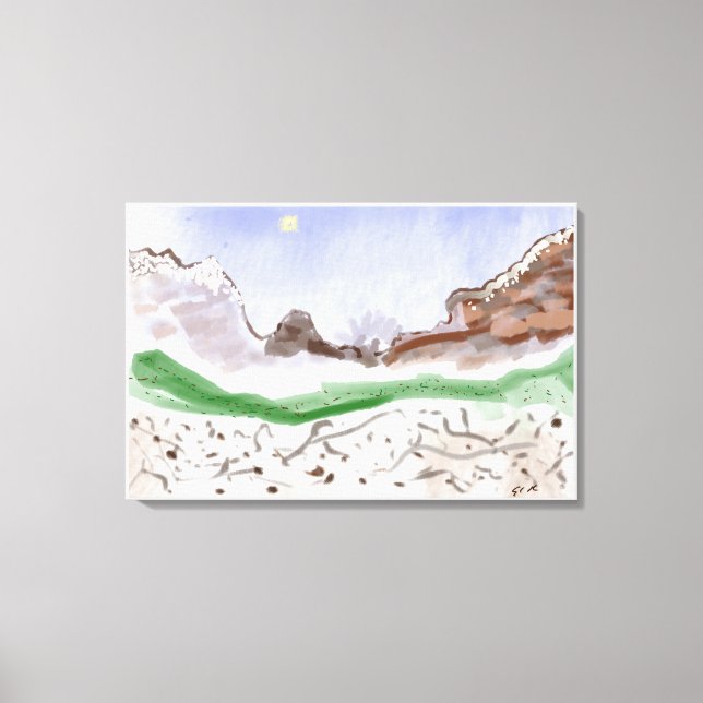 Wintry Mix Canvas Print Leinwanddruck (Vorderseite)