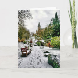 Wintry Scene Christmas Card Karte