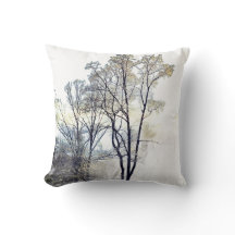 Wintry Throw Pillow
