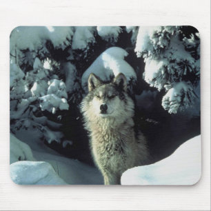 Wintry-Wolf-Mousepad Mousepad