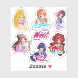 Winx Club Girls Stickers Aufkleber