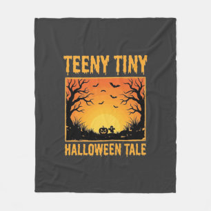 Winzig kleine Halloween-Geschichte verwunschenes W Fleecedecke