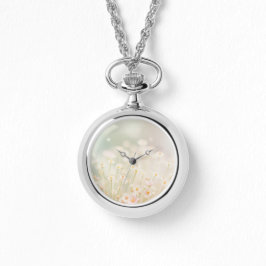 Winzige Blume Bokeh Little Blume Necklace Beobacht Armbanduhr