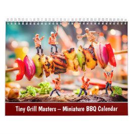 Winzige Grillmeister – 2026 Miniatur-Grillkalender Kalender