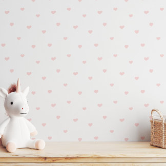 Winzige Herzen Ditsy Minimalistisches Rosa Mädchen Tapete