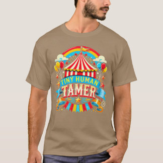 Winzige Humanamer-Zirkus-Karneval-Personal-Familie T-Shirt