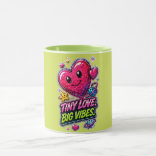 Winzige Liebe Große Vibes 💖 Süße Ästhetik Tasse