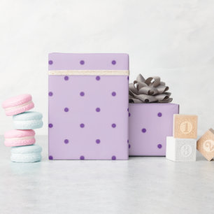 Winzige Lila Polka-Dots auf leicht Lila Geschenk Geschenkpapier