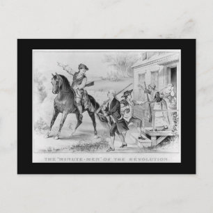 Winzige Mann-Postkarte Postkarte