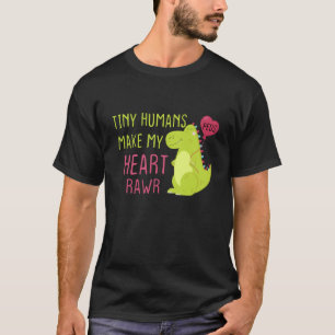 Winzige Menschen lassen mein Herz rawr Kinderheilk T-Shirt