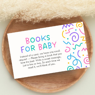 Winzige menschliche Shindig-Baby-Party-Bücher für Begleitkarte