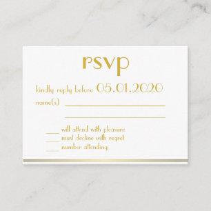 Winzige Mit Monogramm Great Gatsby Wedding RSVP Ca Begleitkarte