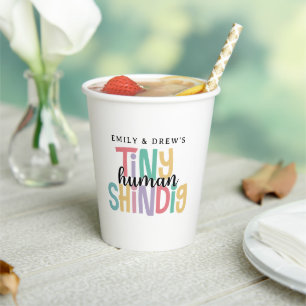 Winzige Niedliche Kinderdusche Pappbecher