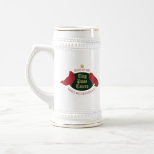 Winzige Paws Tavern Bierstein - Kleiner Hundefreun Bierglas