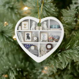 Winzige Regale Hunde-Liebhaber Edition 2D-Druck Hu Keramik Ornament
