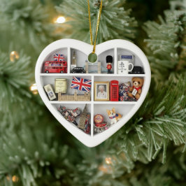 Winzige Regale: Ich liebe London 2D-Druck britisch Keramik Ornament