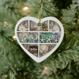 Winzige Regale Nautilus Ozean Meer Strand 2D-Druck Keramik Ornament