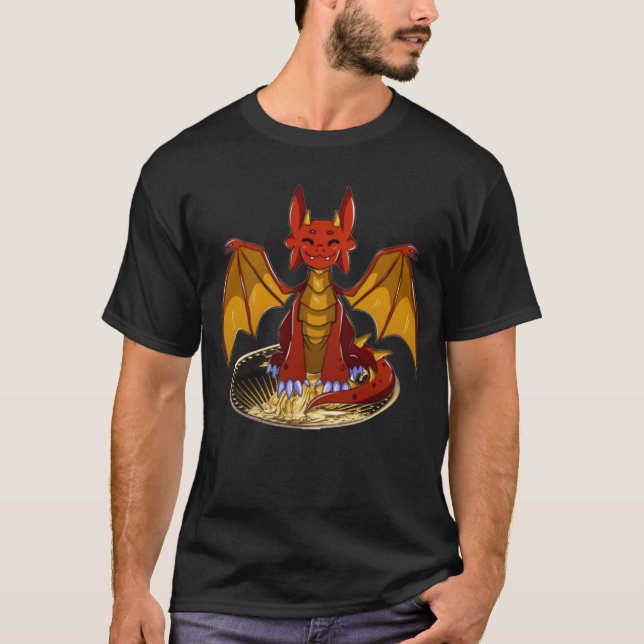 Winziger Drache, Tiny Hoard. T-Shirt (Vorderseite)
