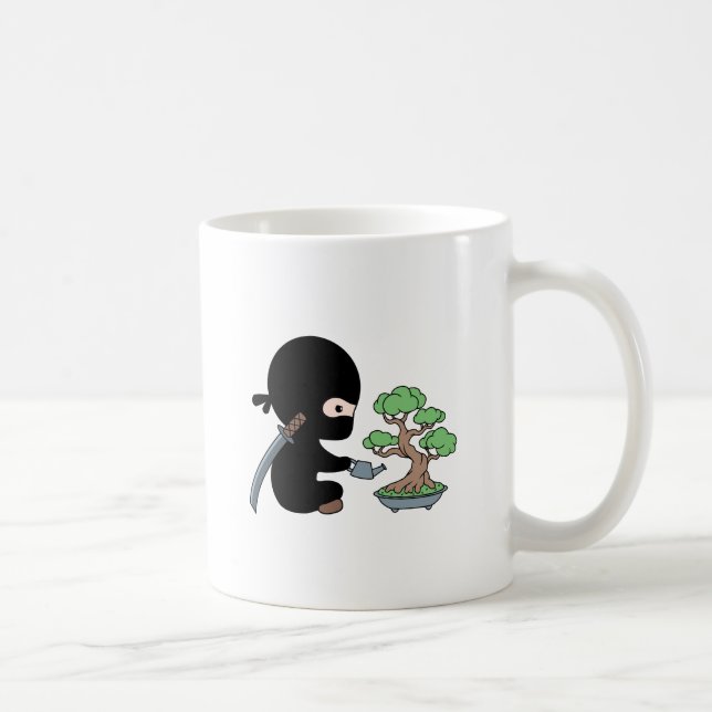 Winziger Ninja-Wasserbaum Kaffeetasse (Rechts)