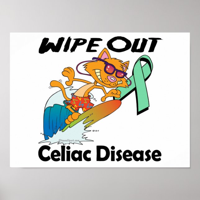 Wipe Out Celiac Disease Poster (Vorne)