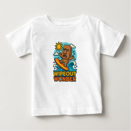 Wipeout Moai Chibi Surf Versagt Baby T-shirt